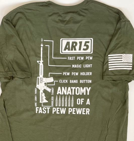 AR15 - Pew Pew Tee